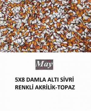 5X8 DAMLA ALTI SİVRİ RENKLİ AKRİLİK-TOPAZ