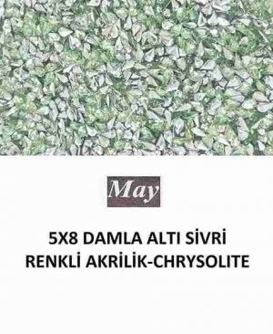 5X8 DAMLA ALTI SİVRİ RENKLİ AKRİLİK-CHRYSOLITE