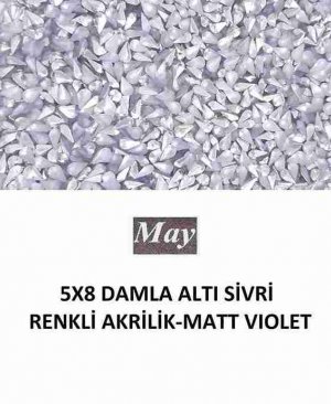 5X8 DAMLA ALTI SİVRİ RENKLİ AKRİLİK-MATT VIOLET