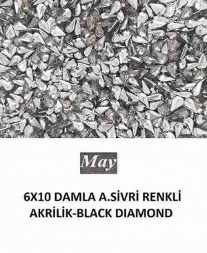 6X10 DAMLA ALTI SİVRİ RENKLİ AKRİLİK-BLACK DIAMOND