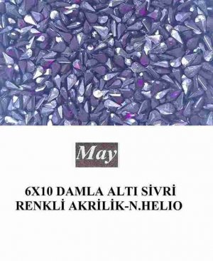 6X10 DAMLA ALTI SİVRİ RENKLİ AKRİLİK-NIGHT HELIO