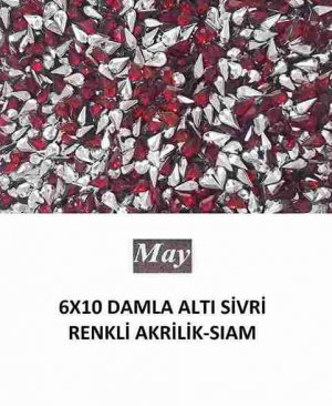 6X10 DAMLA ALTI SİVRİ RENKLİ AKRİLİK-SIAM