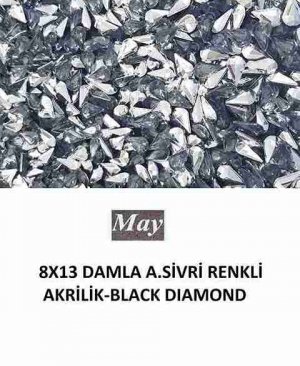 8X13 DAMLA ALTI SİVRİ RENKLİ AKRİLİK-BLACK DIAMOND