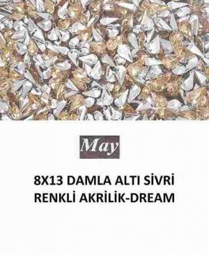 8X13 DAMLA ALTI SİVRİ RENKLİ AKRİLİK-DREAM