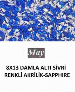 8X13 DAMLA ALTI SİVRİ RENKLİ AKRİLİK-SAPPHIRE