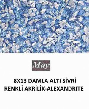 8X13 DAMLA ALTI SİVRİ RENKLİ AKRİLİK-ALEXANDRITE