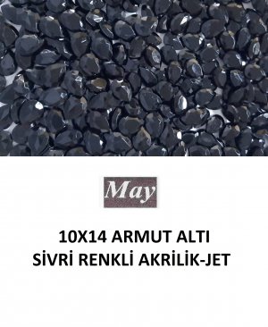 10X14 ARMUT ALTI SİVRİ RENKLİ AKRİLİK-JET