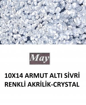 10X14 ARMUT ALTI SİVRİ RENKLİ AKRİLİK-CRYSTAL