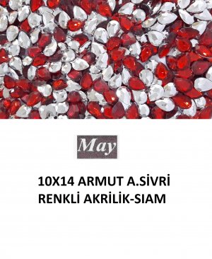 10X14 ARMUT ALTI SİVRİ RENKLİ AKRİLİK-SIAM