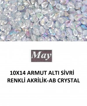 10X14 ARMUT ALTI SİVRİ RENKLİ AKRİLİK-AB CRYSTAL