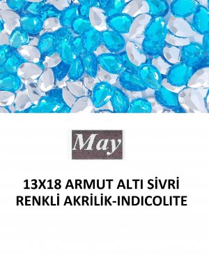 13X18 ARMUT ALTI SİVRİ RENKLİ AKRİLİK-INDICOLITE