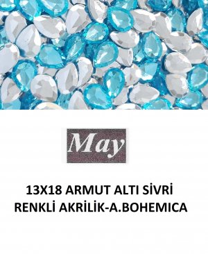 13X18 ARMUT ALTI SİVRİ RENKLİ AKRİLİK-AQUA BOHEMICA