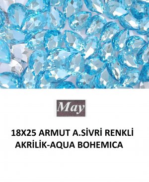 18X25 ARMUT ALTI SİVRİ RENKLİ AKRİLİK-AQUA BOHEMICA