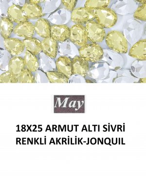 18X25 ARMUT ALTI SİVRİ RENKLİ AKRİLİK-JONQUIL