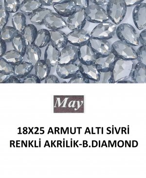 18X25 ARMUT ALTI SİVRİ RENKLİ AKRİLİK-B.DIAMOND