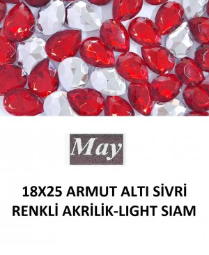 18X25 ARMUT ALTI SİVRİ RENKLİ AKRİLİK-LIGHT SIAM