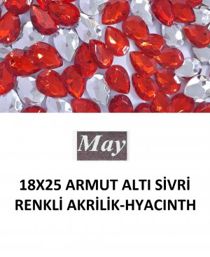 18X25 ARMUT ALTI SİVRİ RENKLİ AKRİLİK-HYACINTH