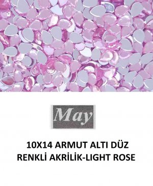 10X14 ARMUT ALTI DÜZ RENKLİ AKRİLİK-LIGHT ROSE