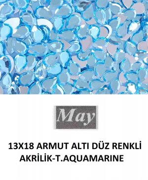 13X18 ARMUT ALTI DÜZ RENKLİ AKRİLİK-T.AQUAMARINE