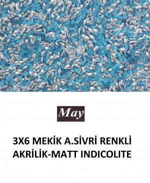 3X6 MEKİK ALTI SİVRİ RENKLİ AKRİLİK-MATT INDICOLITE