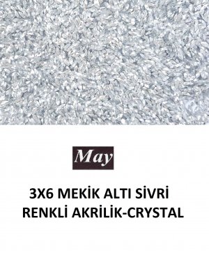 3X6 MEKİK ALTI SİVRİ RENKLİ AKRİLİK-CRYSTAL