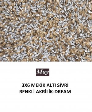 3X6 MEKİK ALTI SİVRİ RENKLİ AKRİLİK-DREAM