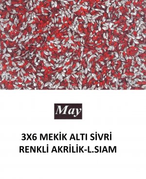 3X6 MEKİK ALTI SİVRİ RENKLİ AKRİLİK-LIGHT SIAM