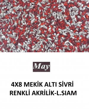 4X8 MEKİK ALTI SİVRİ RENKLİ AKRİLİK-LIGHT SIAM