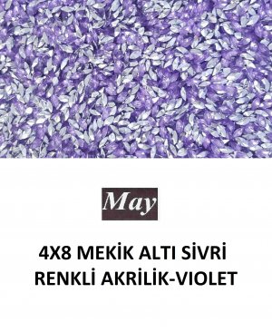 4X8 MEKİK ALTI SİVRİ RENKLİ AKRİLİK-VIOLET