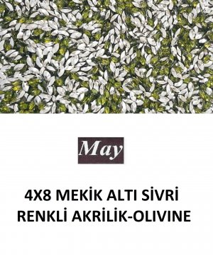 4X8 MEKİK ALTI SİVRİ RENKLİ AKRİLİK-OLIVINE