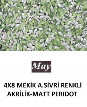 4X8 MEKİK ALTI SİVRİ RENKLİ AKRİLİK-MATT PERIDOT