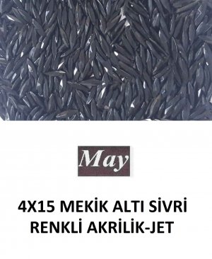 4X15 MEKİK ALTI SİVRİ RENKLİ AKRİLİK-JET