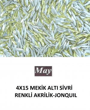 4X15 MEKİK ALTI SİVRİ RENKLİ AKRİLİK-JONQUIL