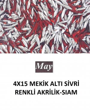 4X15 MEKİK ALTI SİVRİ RENKLİ AKRİLİK-SIAM