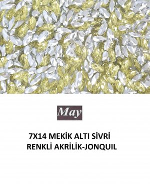 7X14 MEKİK ALTI SİVRİ RENKLİ AKRİLİK-JONQUIL