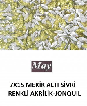 7X15 MEKİK ALTI SİVRİ RENKLİ AKRİLİK-JONQUIL