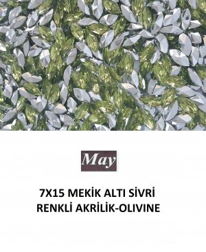 7X15 MEKİK ALTI SİVRİ RENKLİ AKRİLİK-OLIVINE