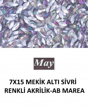 7X15 MEKİK ALTI SİVRİ RENKLİ AKRİLİK-AB MAREA