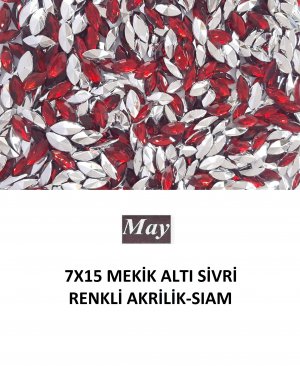 7X15 MEKİK ALTI SİVRİ RENKLİ AKRİLİK-SIAM