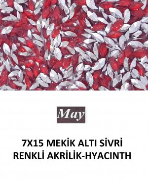 7X15 MEKİK ALTI SİVRİ RENKLİ AKRİLİK-HYACINTH