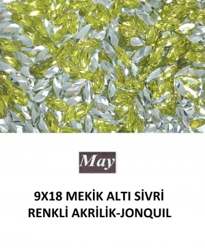 9X18 MEKİK ALTI SİVRİ RENKLİ AKRİLİK-JONQUIL