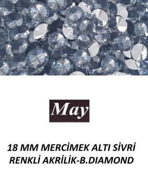 18 MM MERCİMEK ALTI SİVRİ RENKLİ AKRİLİK-BLACK DIAMOND