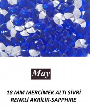 18 MM MERCİMEK ALTI SİVRİ RENKLİ AKRİLİK-SAPPHIRE