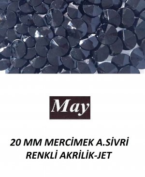 20 MM MERCİMEK ALTI SİVRİ RENKLİ AKRİLİK-JET