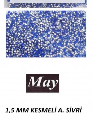 1,5 MM KESMELİ ALTI SİVRİ RENKLİ AKRİLİK-SAPPHIRE