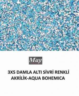 3X5 DAMLA ALTI SİVRİ RENKLİ AKRİLİK-AQUA BOHEMICA