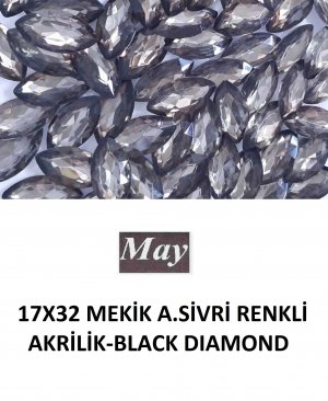 17X32 MEKİK ALTI SİVRİ RENKLİ AKRİLİK-BLACK DIAMOND