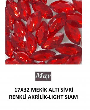 17X32 MEKİK ALTI SİVRİ RENKLİ AKRİLİK-LIGHT SIAM