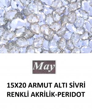 15X20 ARMUT ALTI SİVRİ RENKLİ AKRİLİK-PERIDOT