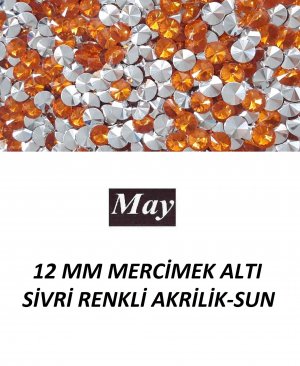 12 MM MERCİMEK ALTI SİVRİ RENKLİ AKRİLİK-SUN